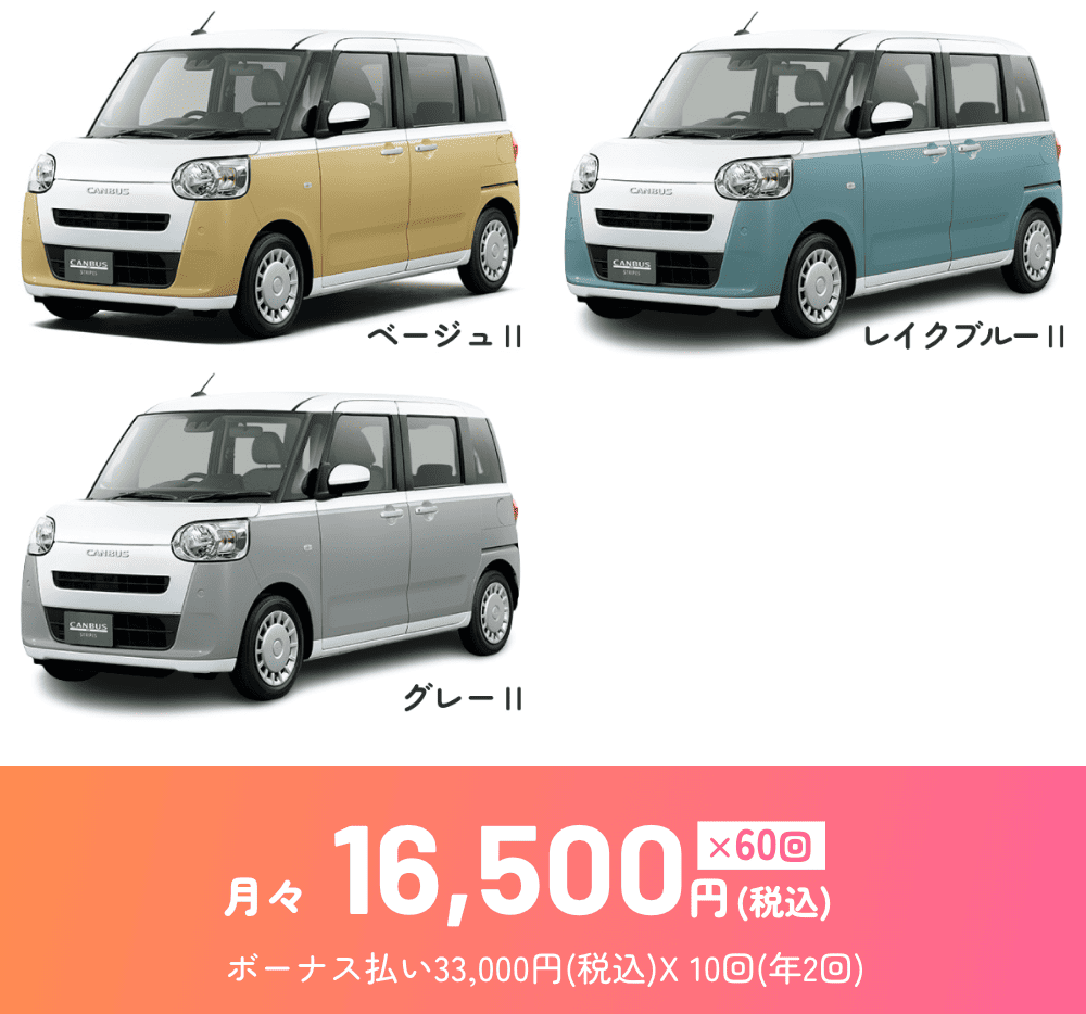 ハスラー タフワイルド 料金（PC）